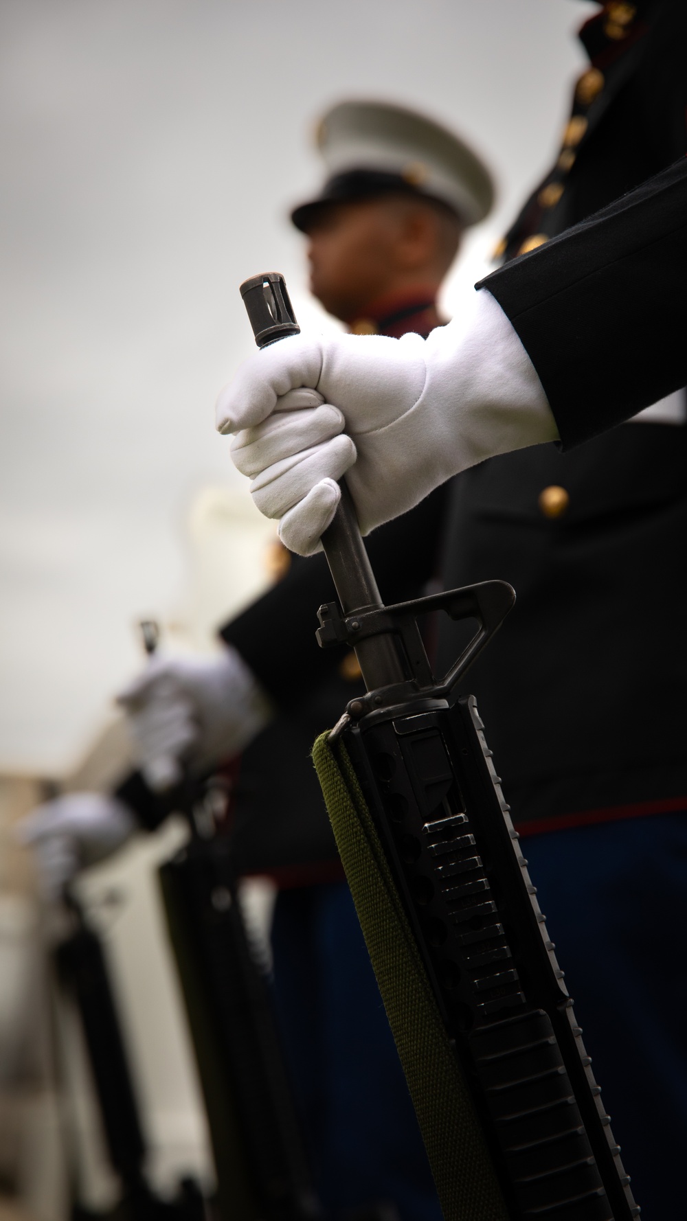 U.S. Marines pay proper respects to a fallen brother