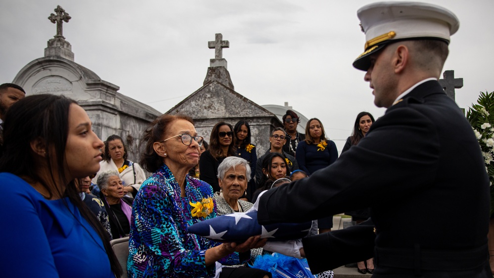 U.S. Marines pay proper respects to a fallen brother