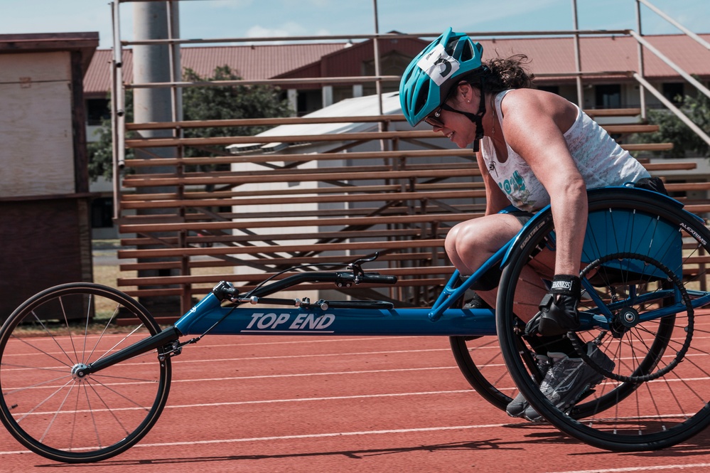 Navy Wounded Warriors track and field trials