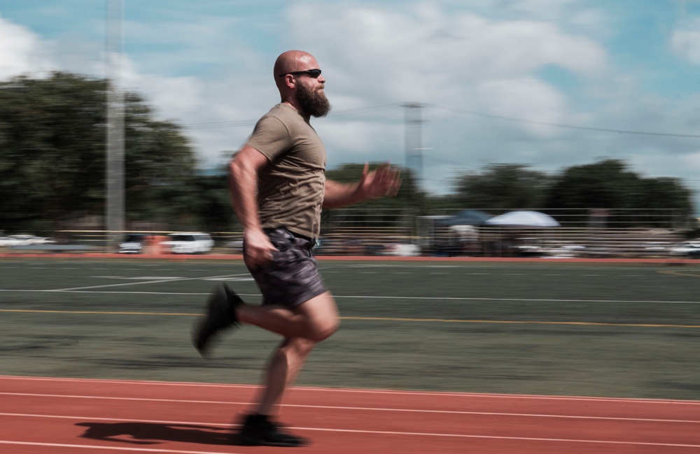 Navy Wounded Warriors track and field trials