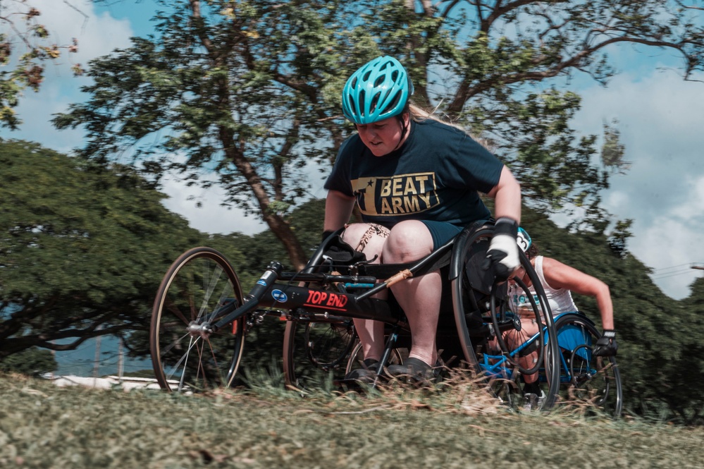 Navy Wounded Warriors track and field trials