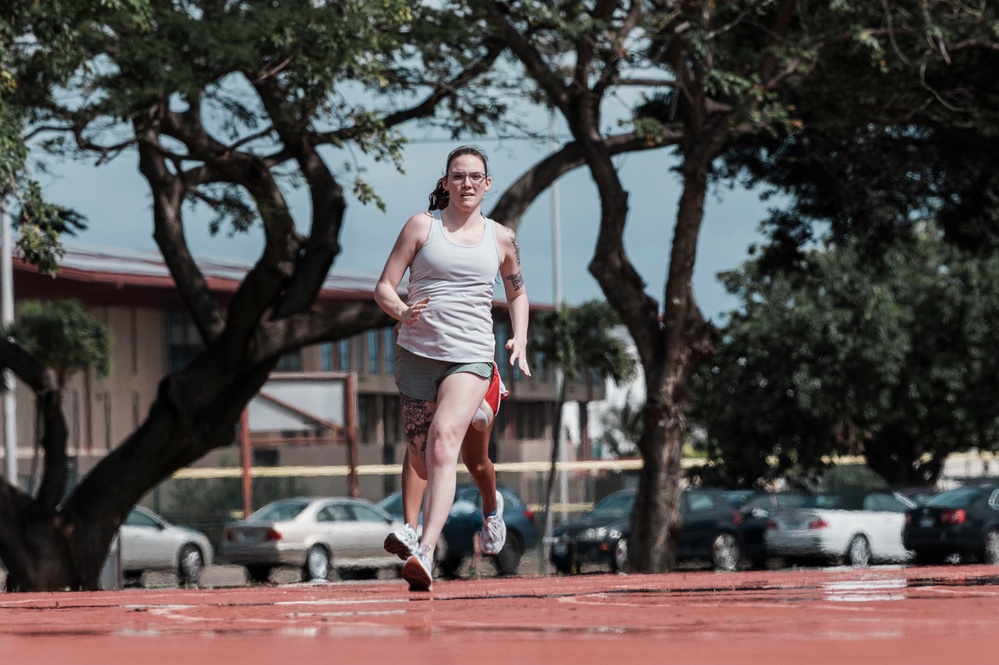 Navy Wounded Warriors track and field trials