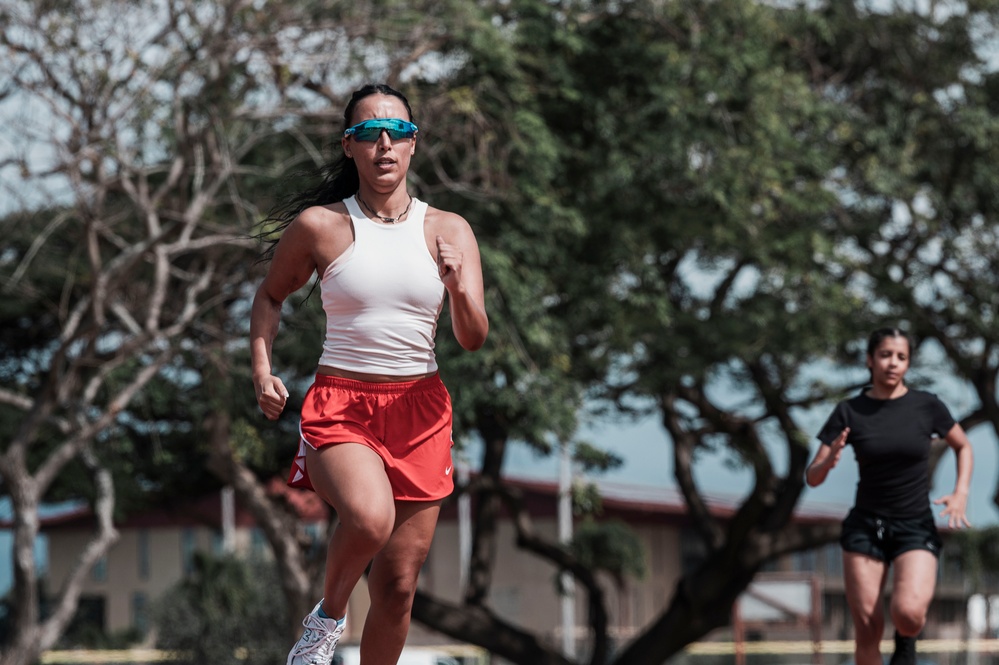 Navy Wounded Warriors track and field trials