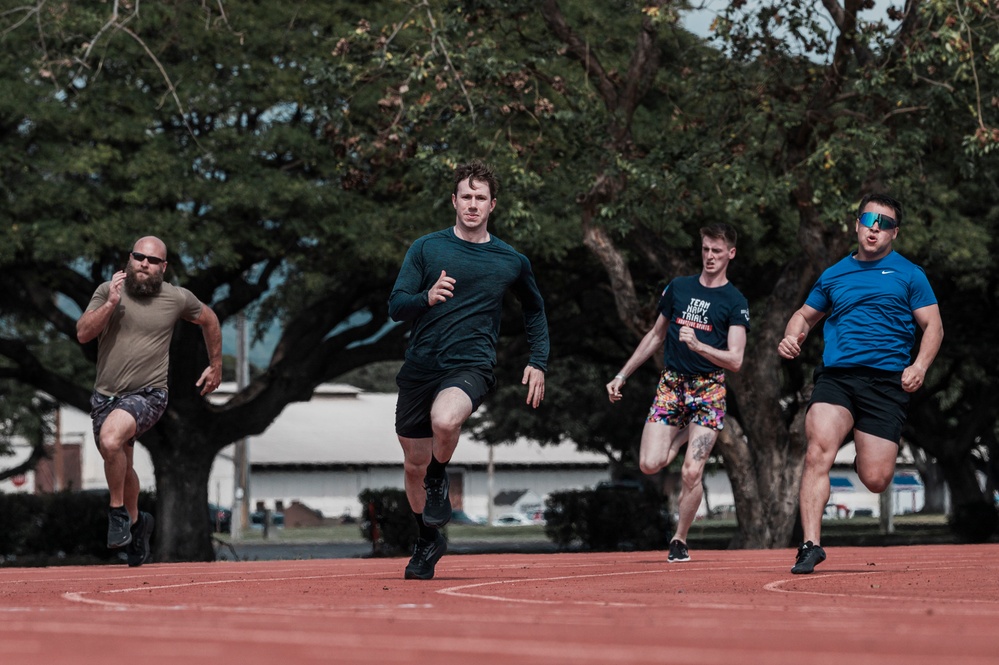 Navy Wounded Warriors track and field trials