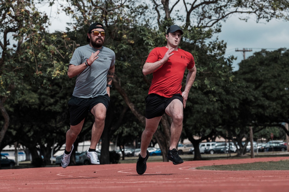 Navy Wounded Warriors track and field trials