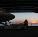 George Washington Conducts Hangar Bay Operations