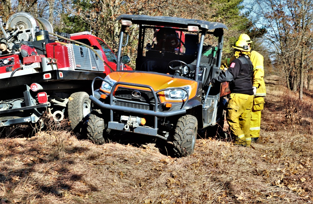 Fort McCoy prescribed burn team holds their first prescribed burn of 2024