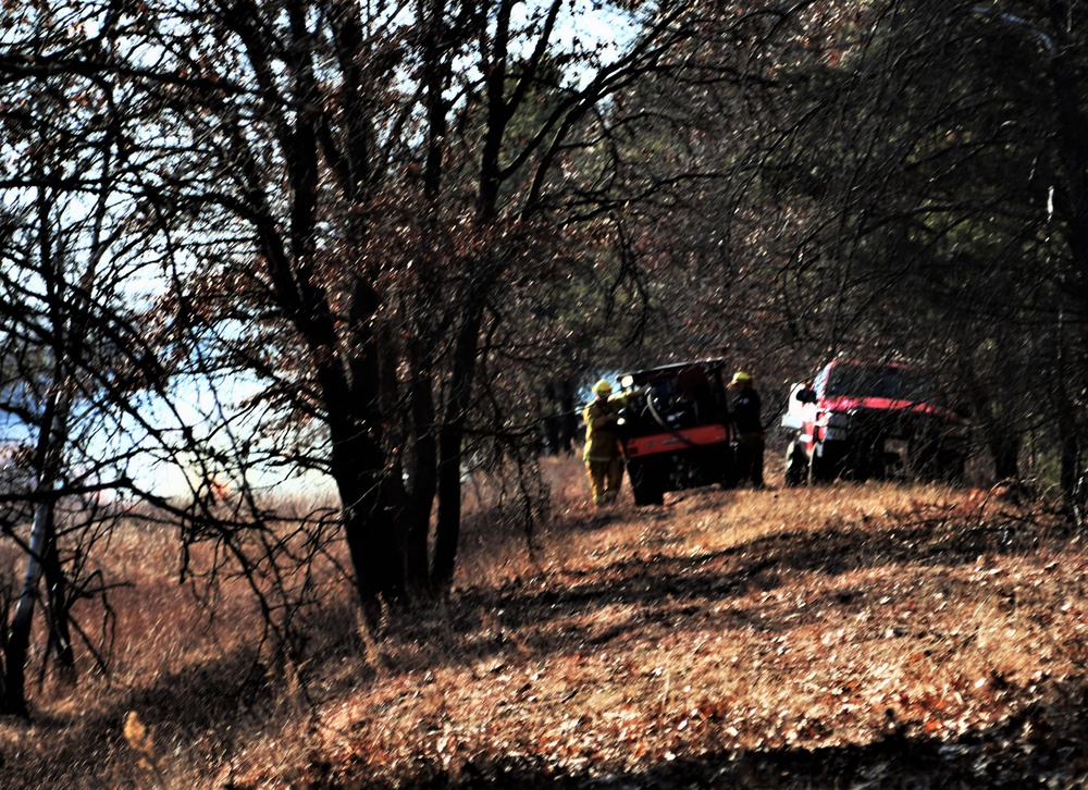 Fort McCoy prescribed burn team holds their first prescribed burn of 2024