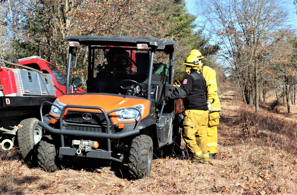 Fort McCoy prescribed burn team holds their first prescribed burn of 2024