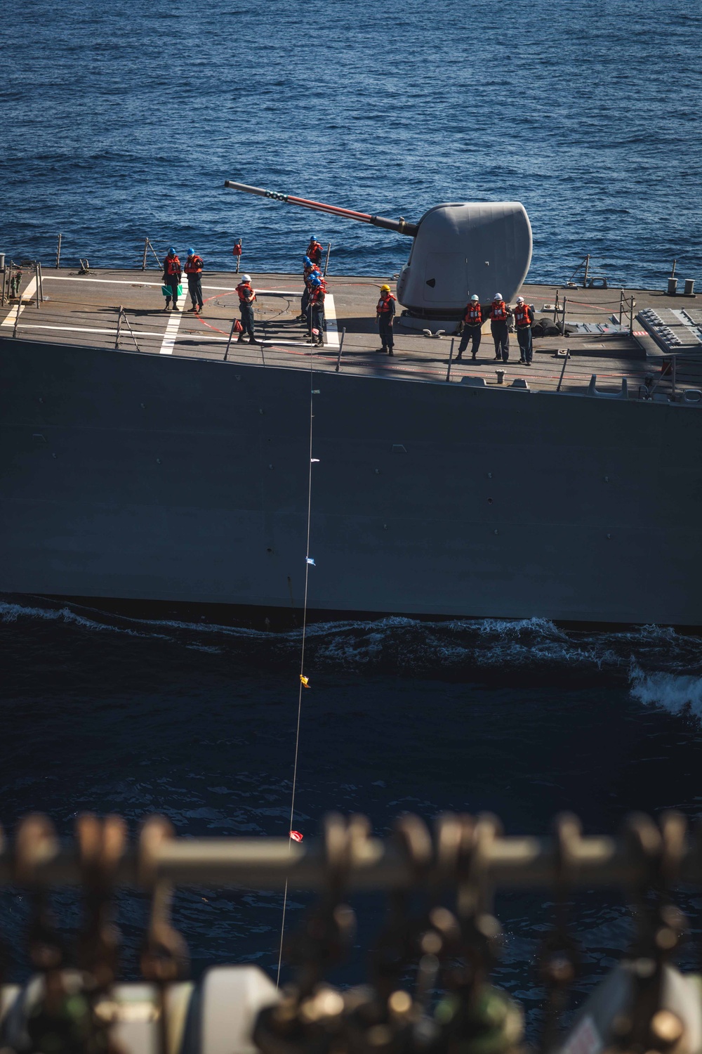 George Washington Participates in Replinishment-at-Sea