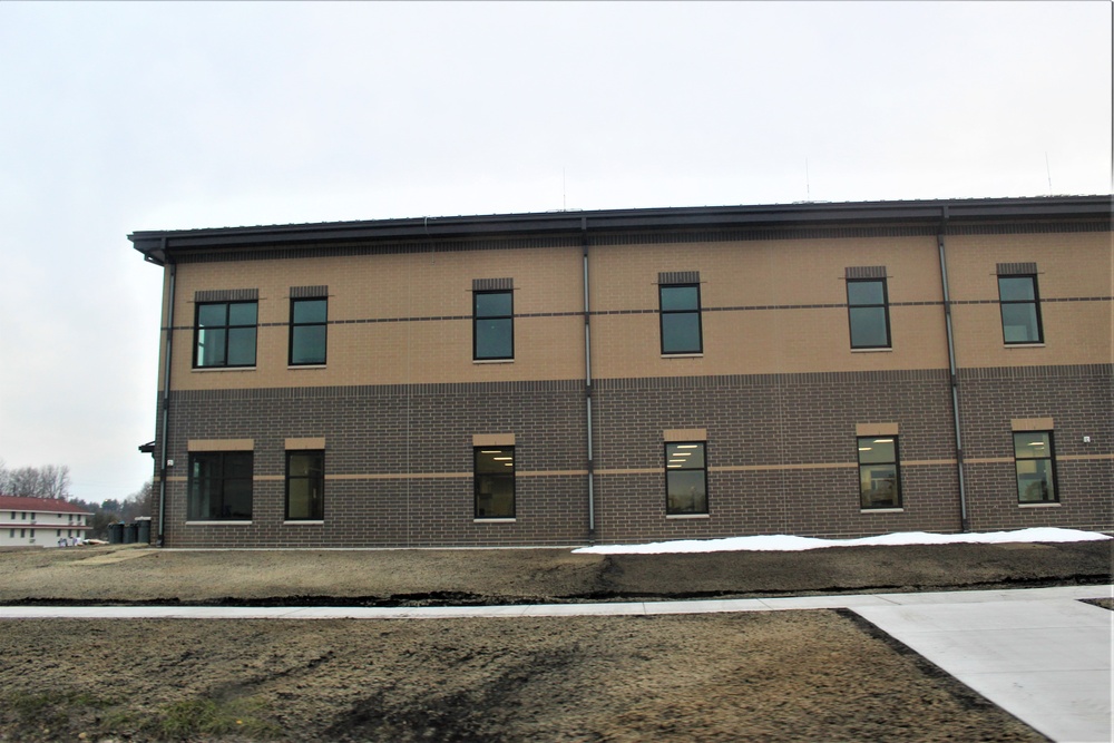 Fort McCoy’s brigade headquarters construction project mostly complete; makes it third building in 1600 block transformation