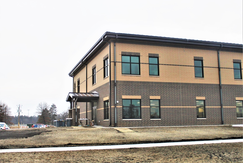 Fort McCoy’s brigade headquarters construction project mostly complete; makes it third building in 1600 block transformation