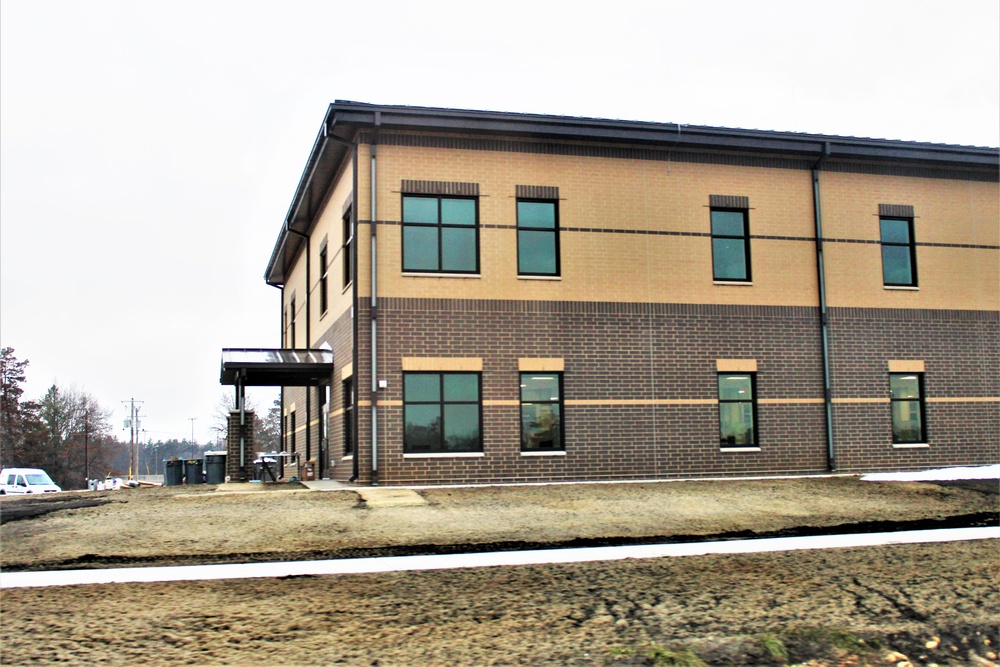 Fort McCoy’s brigade headquarters construction project mostly complete; makes it third building in 1600 block transformation