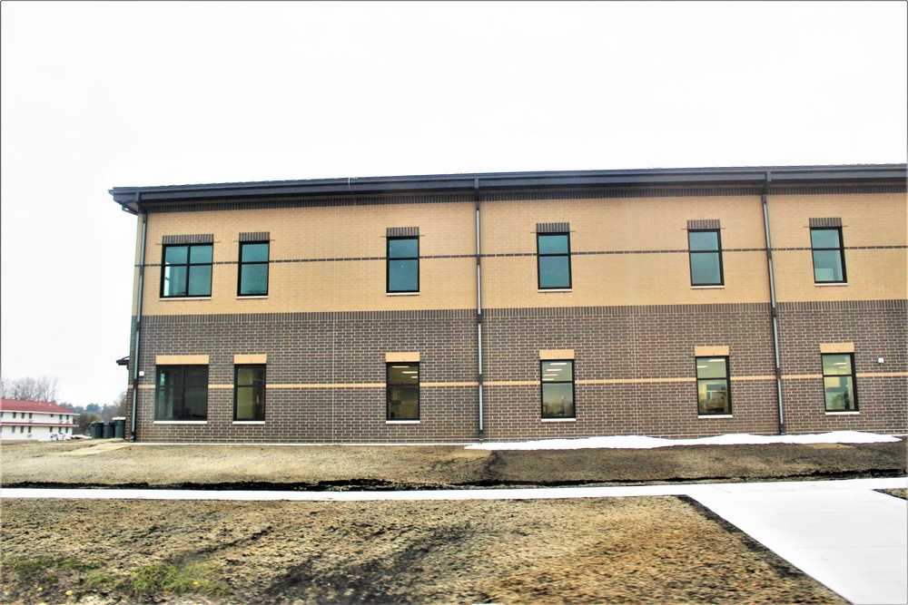 Fort McCoy’s brigade headquarters construction project mostly complete; makes it third building in 1600 block transformation