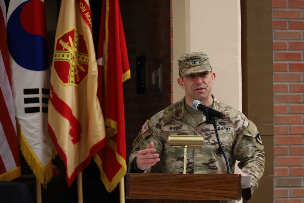 USAG Daegu cuts ribbon for fourth and final Army family housing tower.