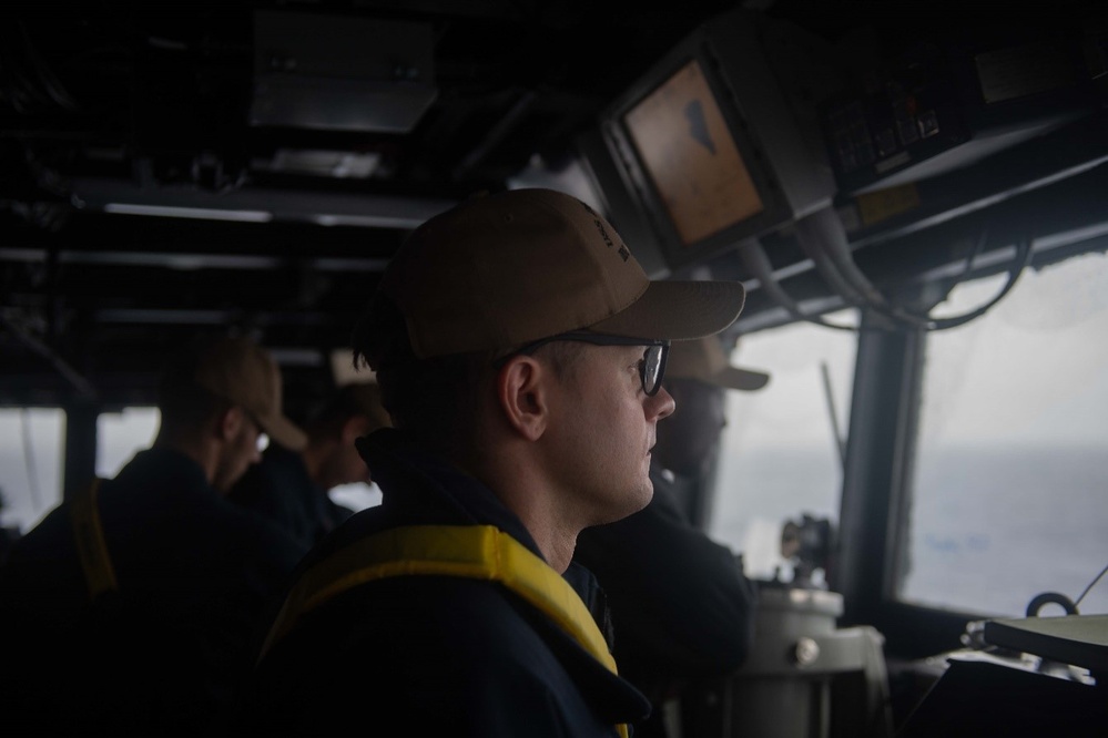Standing Watch Aboard USS Daniel Inouye