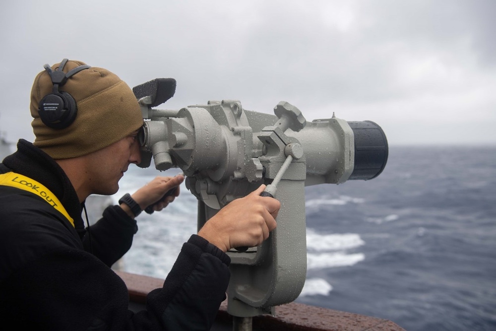 Standing Watch Aboard USS Daniel Inouye