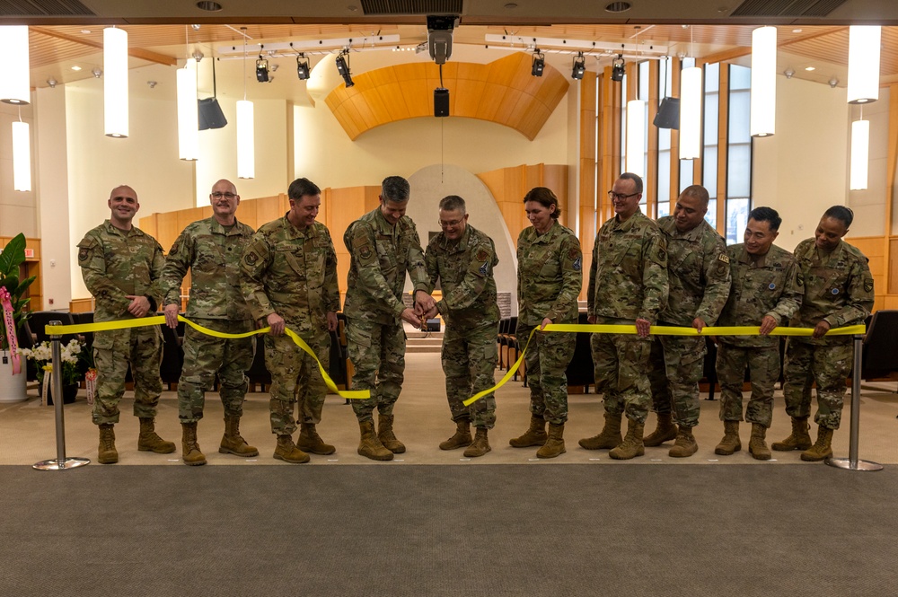 Osan celebrates new chapel during grand opening