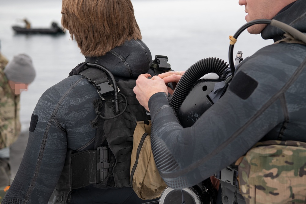 Navy SEALs, Green Berets, Norwegian Commandos Dive in the Arctic