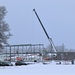 January 2023 brigade headquarters project construction operations at Fort McCoy