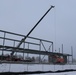 January 2023 brigade headquarters project construction operations at Fort McCoy