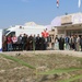 The South Youth Organization (SYO) organized a ceremony to commemorate the delivery of al-Islah town’s first ambulance.