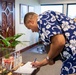 Honorable Franklin R. Parker, assistant Secretary of the Navy for Manpower and Reserve Affairs, visits the Governors Office while on Guam