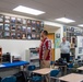 Honorable Franklin R. Parker, assistant Secretary of the Navy for Manpower and Reserve Affairs, toured Guam High school while visiting Guam