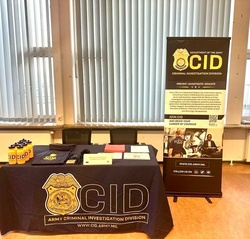 Army CID Special Agents participate in Wiesbaden Army Community Job Fair [Image 2 of 2]