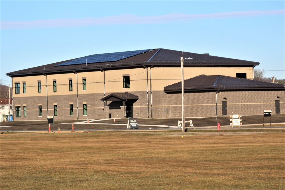 Fort McCoy’s brigade headquarters construction project mostly complete; makes it third building in 1600 block transformation