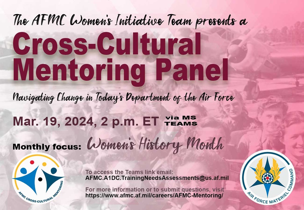AFMC to host Women’s History Month mentoring panel