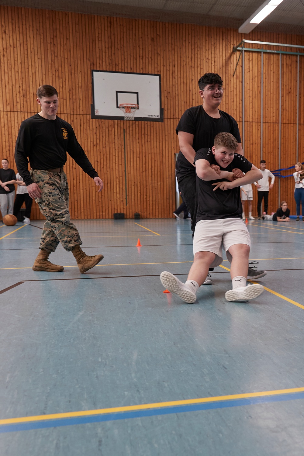 MARFOREUR/AF Physical Fitness Event with Students