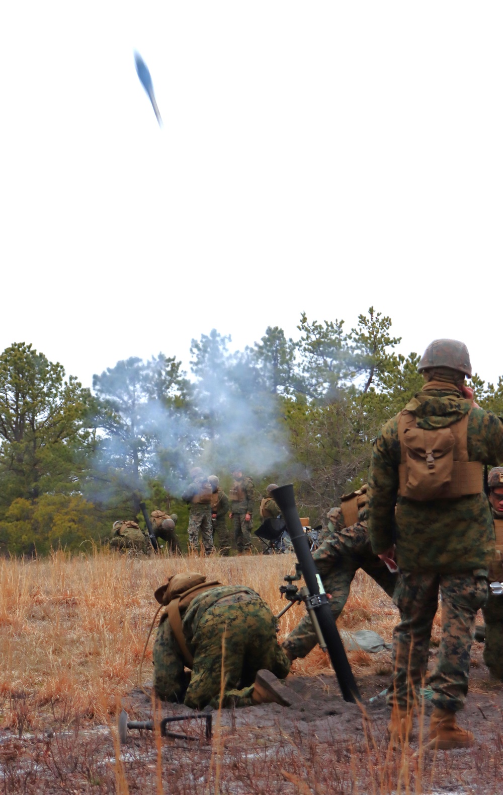 JB MDL-2 BN 25 Marines Conduct Mortar Training