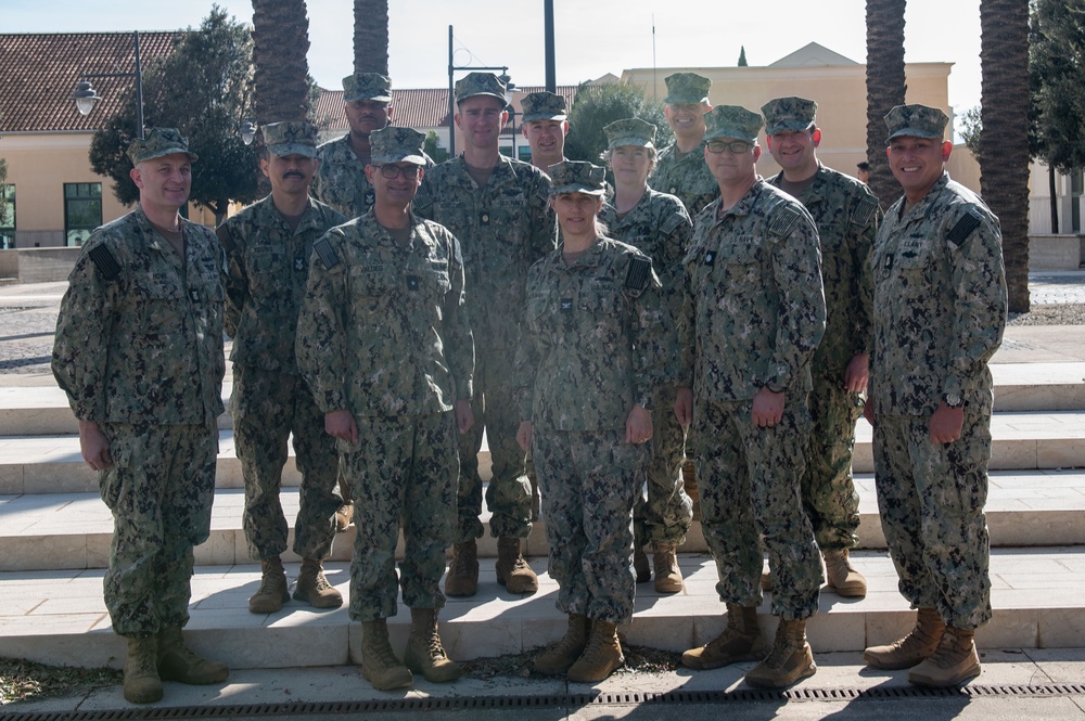 Naval Medical Forces Pacific Commander Visits NAMRU EURAFCENT and NMRTC Sigonella