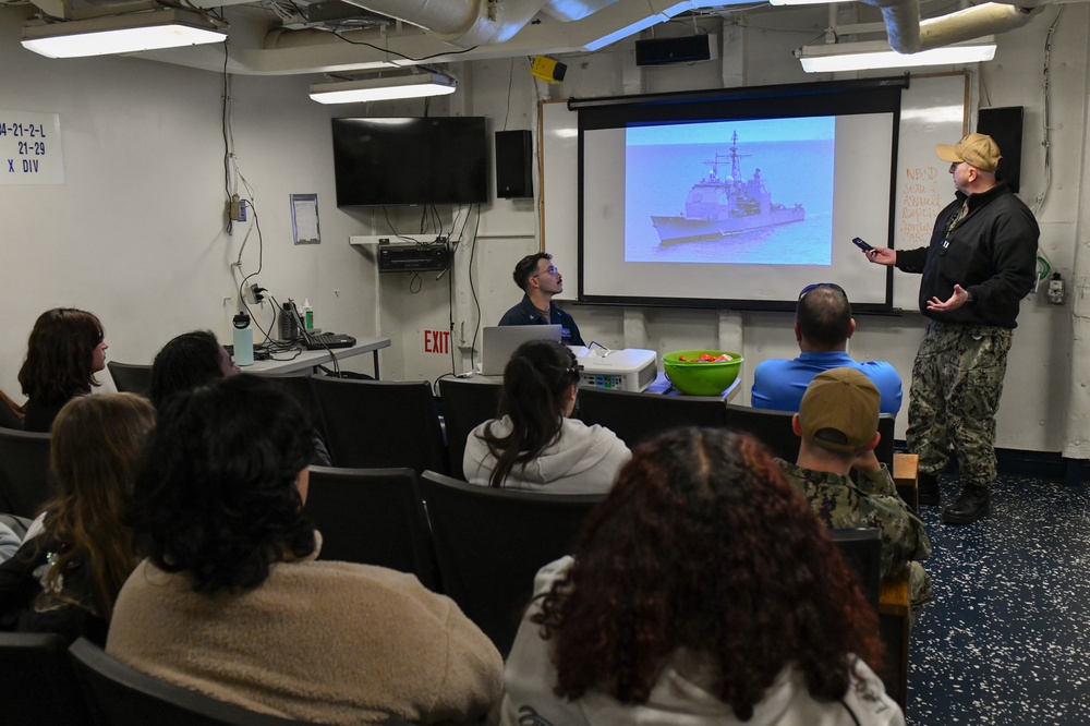 Students tour USS Ashland