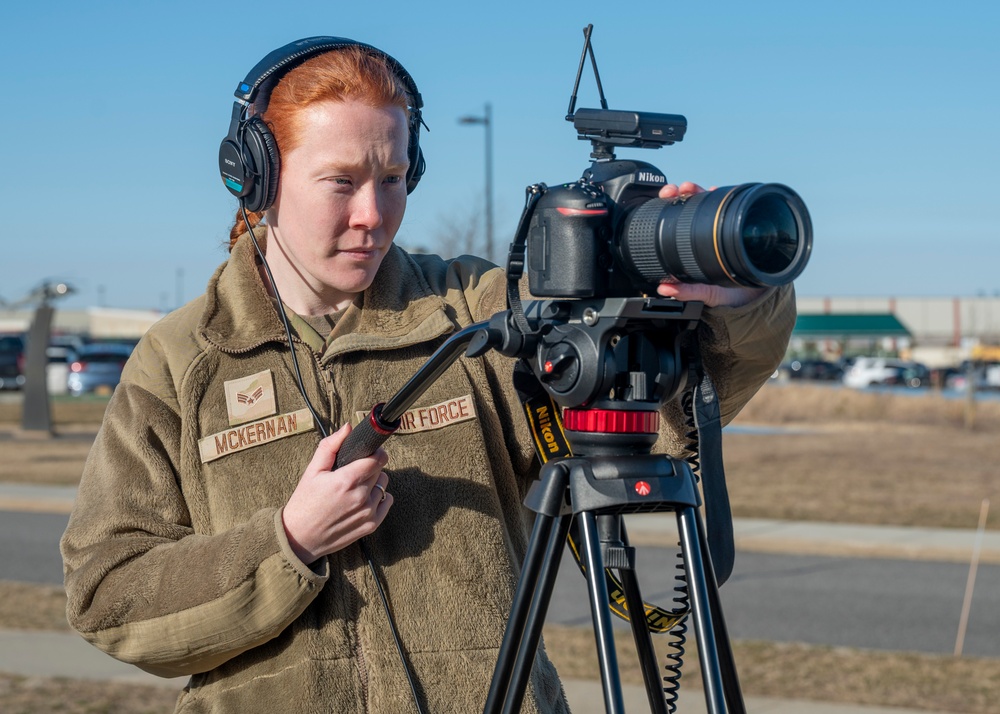 NY Air Guard Senior Airman Sarah McKernan, a Stamford resident, is named New Videographer of the Year for the Air National Guard