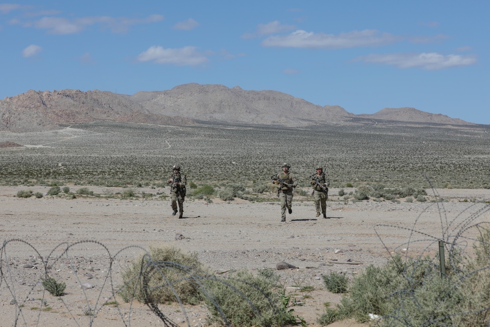 U.S. Army Rangers take part in human machine integration experimentations during Project Convergence Capstone 4