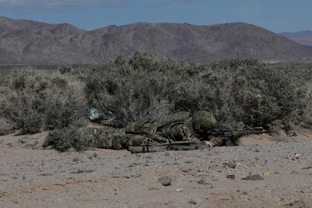 U.S. Soldiers conduct urban warfare experimentation during PC-C4