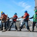 USS Carter Hall (LSD 50) Conducts Replenishment-at-Sea, Feb. 27, 2024