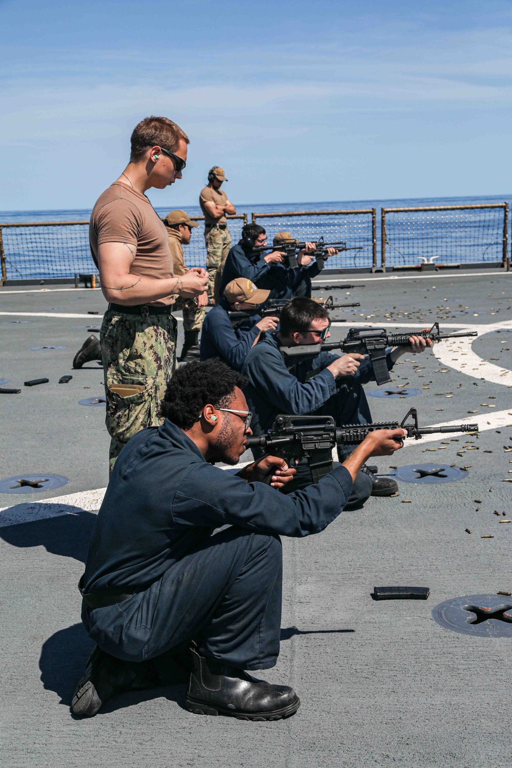 USS Carter Hall (LSD 50) Conducts Gun Shoot, March 15, 2024