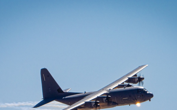 Flares fill the skies above Fort Huachuca