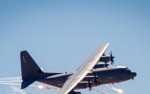 Flares fill the skies above Fort Huachuca