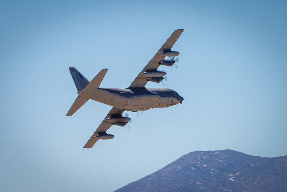 Flares fill the skies above Fort Huachuca