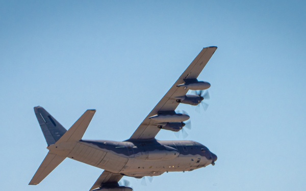 Flares fill the skies above Fort Huachuca