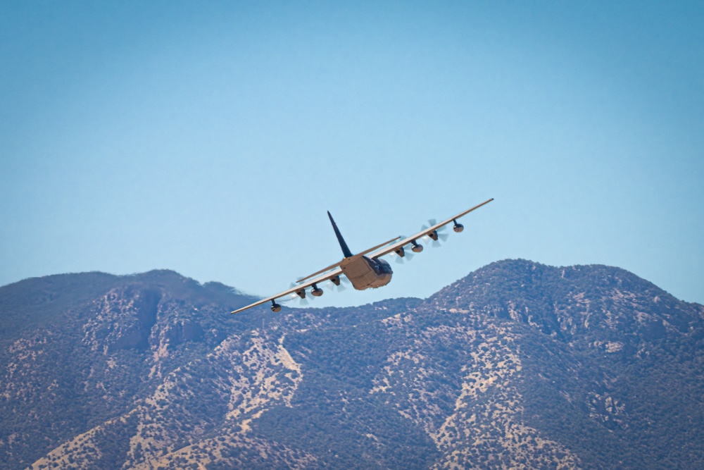 Flares fill the skies above Fort Huachuca