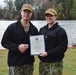 Reenlistment ceremony at NUWC Division, Keyport