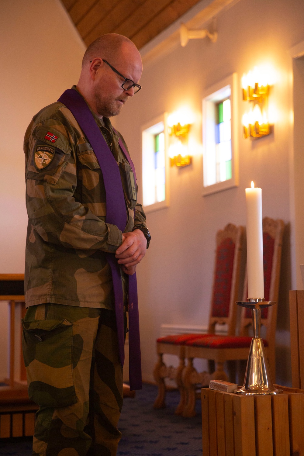 Chaplains from Multiple NATO Nations Gather for Joint Service during Nordic Response 24