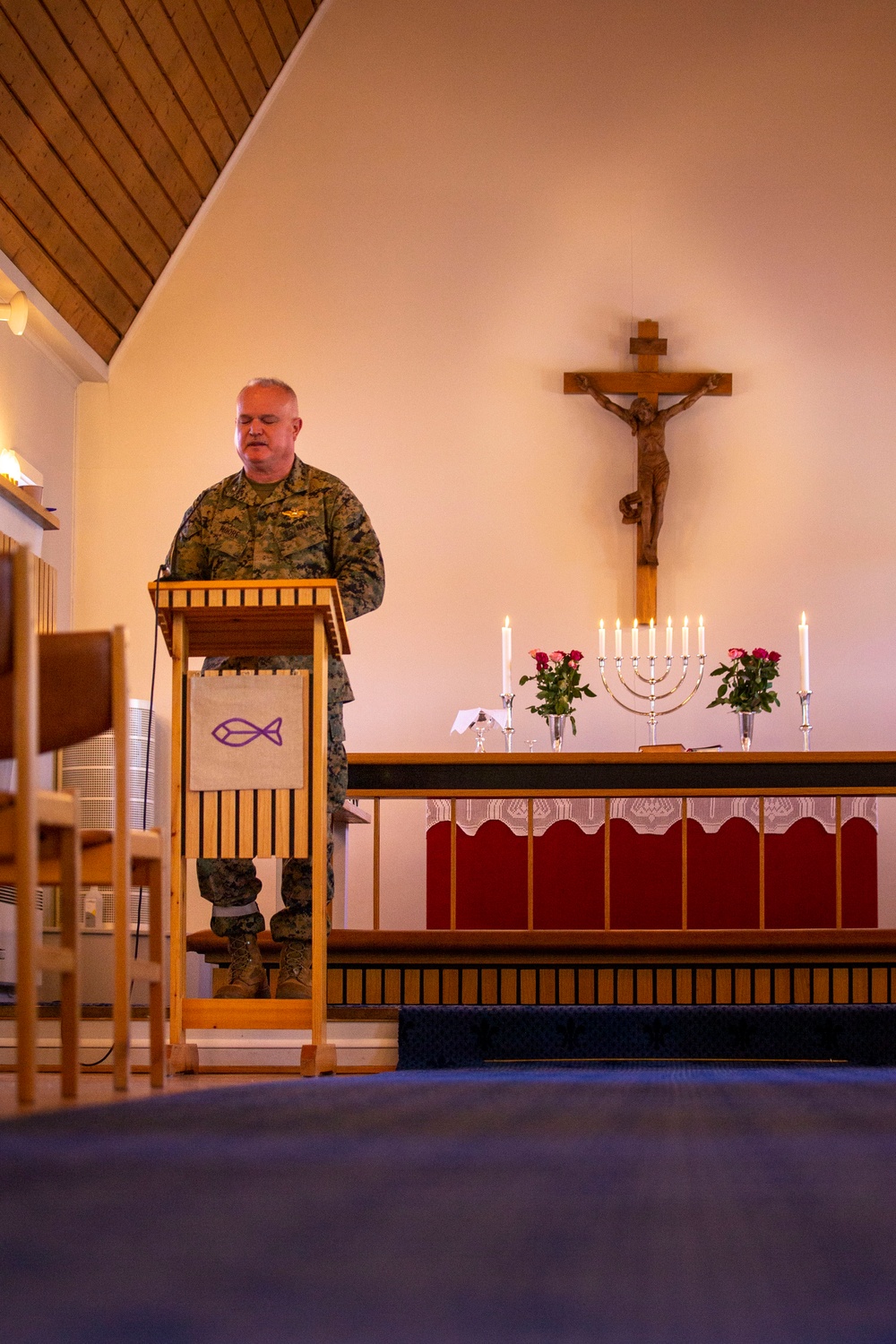 Chaplains from Multiple NATO Nations Gather for Joint Service during Nordic Response 24