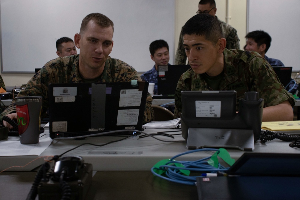 Japan Self Defense Force, U.S. Marine Corps Leaders Observe Exercise Iron Fist 24 in Okinawa