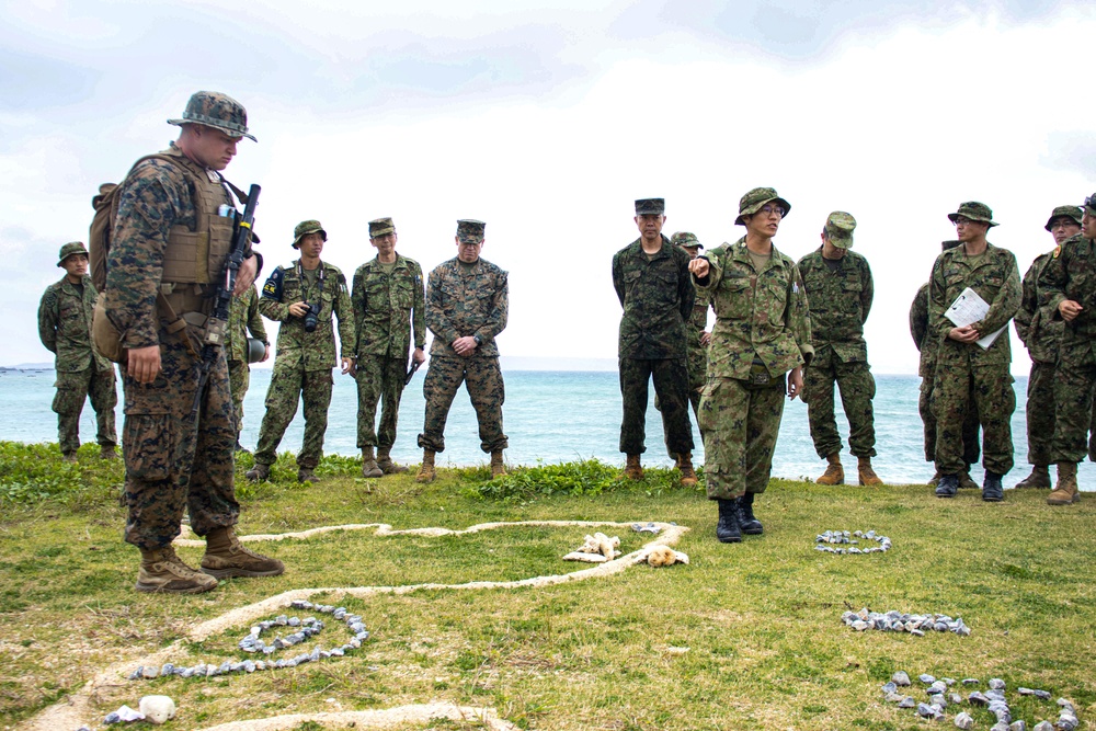 Japan Self Defense Force, U.S. Marine Corps Leaders Observe Exercise Iron Fist 24 in Okinawa